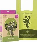 120 Biodegradable Bags with Handles (no rolls) Lavender-scented (12)