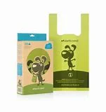 120 Biodegradable Bags with Handles (no rolls) Unscented (12)