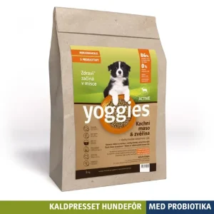 15 kg ACTIVE – AND & VILT med probiotika MINI – kaldpresset hundefôr YOGGIES