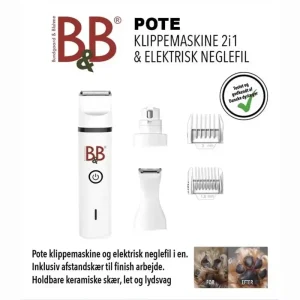 20% B&B Pote Klippemaskin 2i1