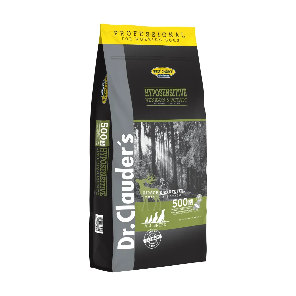 20kg Hjort og Potet Kornfritt Hypoallergenic Hundefor