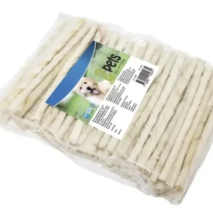 2pets Tyggepinner hvit 8mm 100stk
