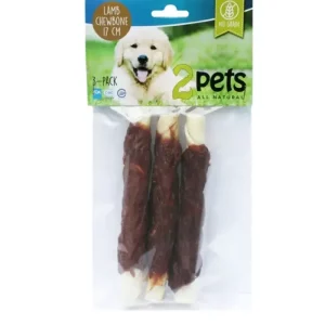 2pets tyggepinner m/ lam 17cm 3-pack