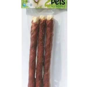 2pets tyggepinner m/ lam 28cm 3-pack