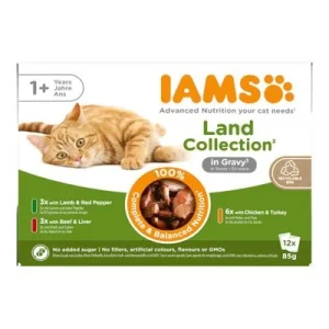 36 + 12 gratis! 48 x 85 g IAMS Advanced Nutrition