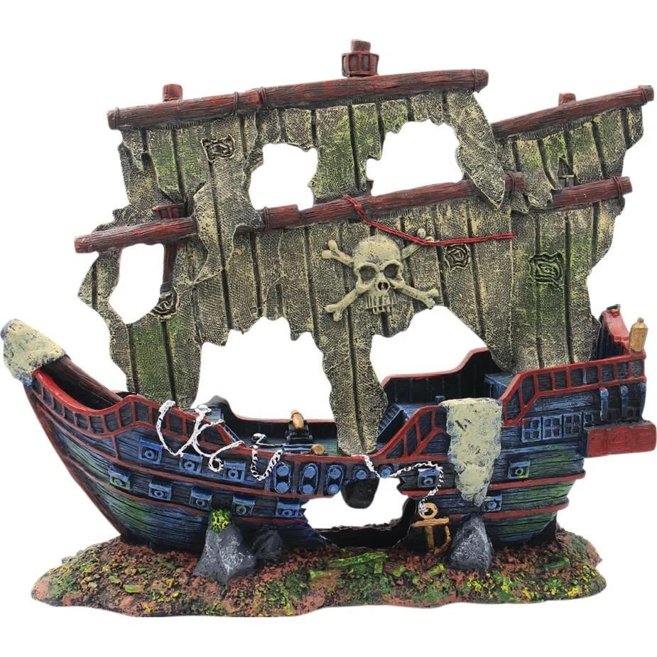 4FISH Skipsvrak 39×14.2×31 cm