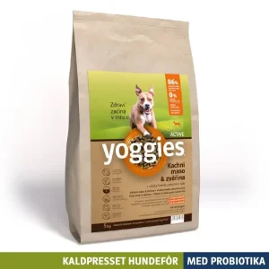 5 kg ACTIVE – AND & VILT med probiotika – kaldpresset hundefôr YOGGIES