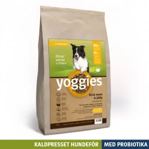 5 kg KALKUN & hirse med hampolje og probiotika – kaldpresset hundefôr YOGGIES