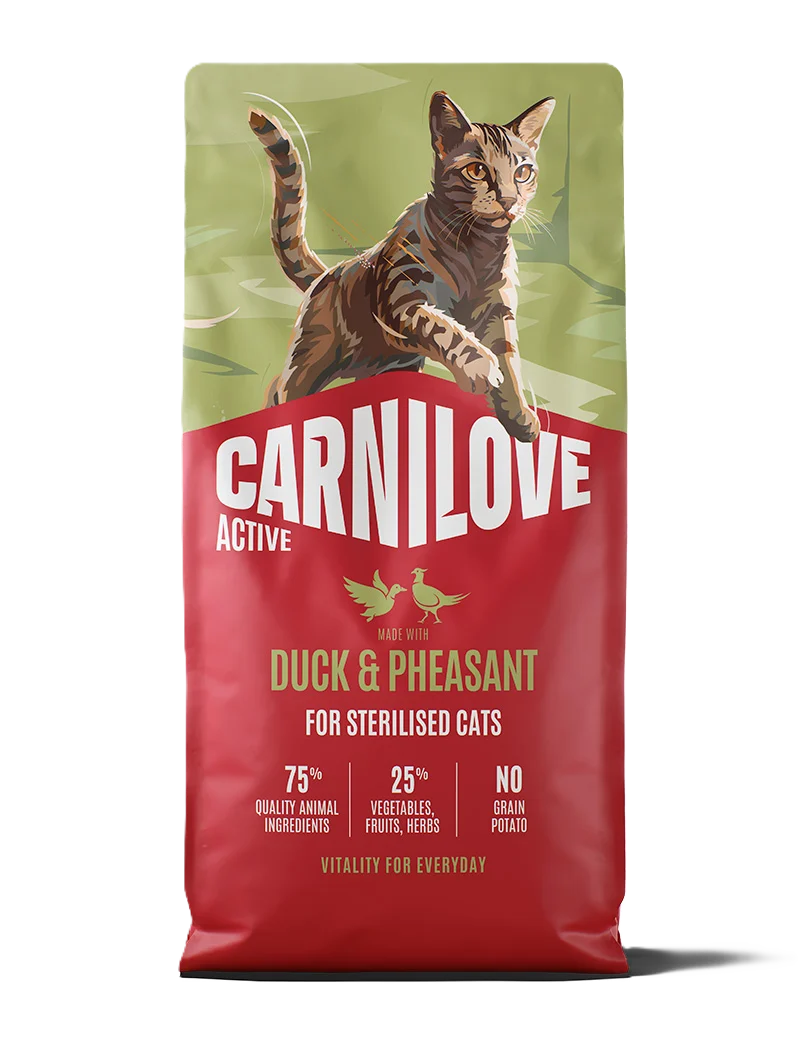 Active Cat Duck & Pheasant for sterilisert voksenkatt av alle raser