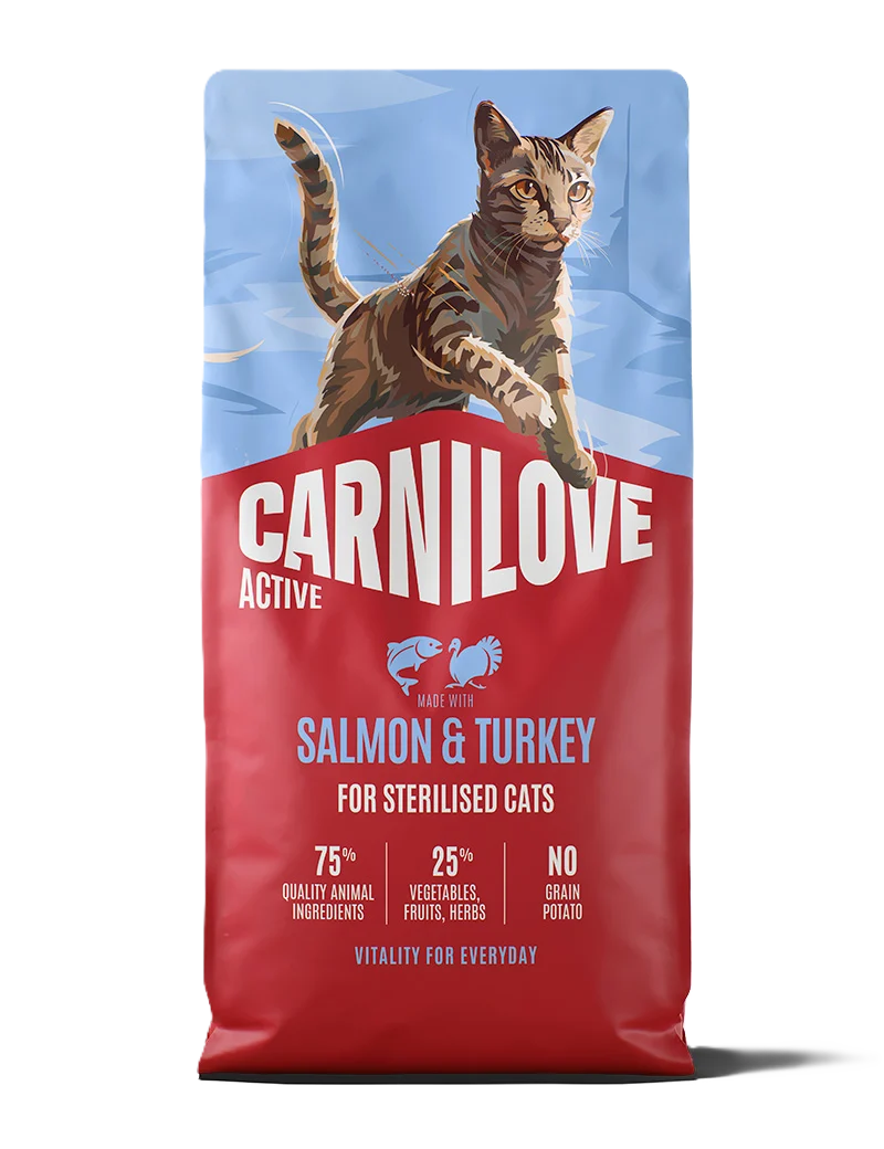 Active Cat Laks & Kalkun for sterilisert voksenkatt av alle raser