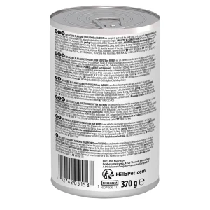 Adult Beef V氓tf么r for hund 370g