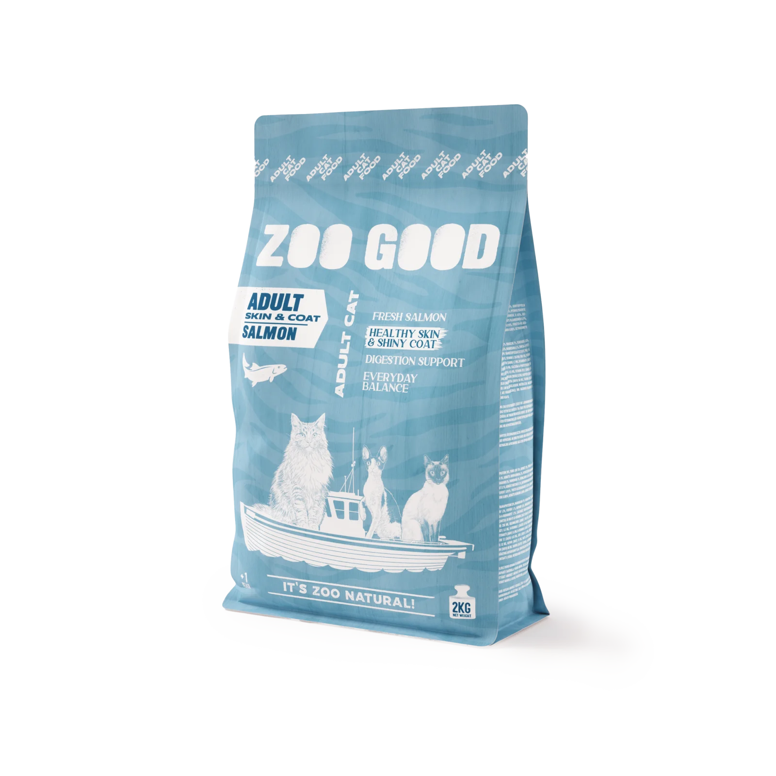 Adult Skin & Coat Grain Free Fish - Kattef么r