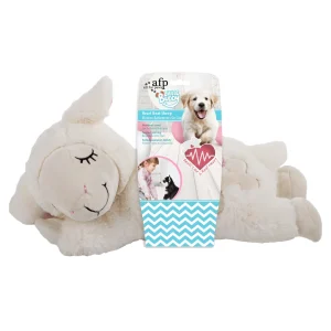 Afp Little Buddy hjerteslag Hundeleke beroligende sau