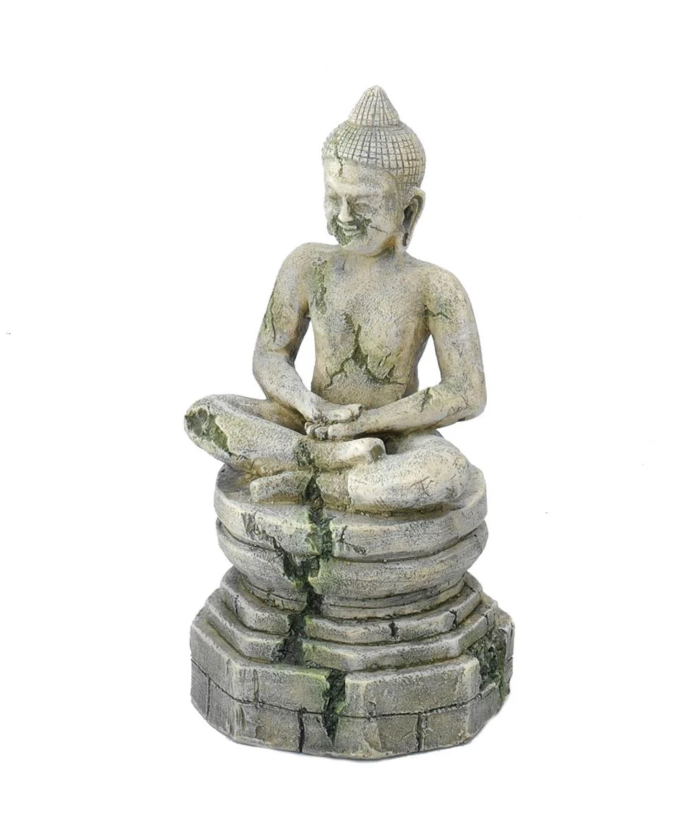 Akvariedekorasjon Bayon Buddha 9×8,5x17cm