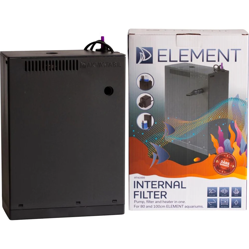 Akvastabil Komplett filter for ELEMENT-akvarium