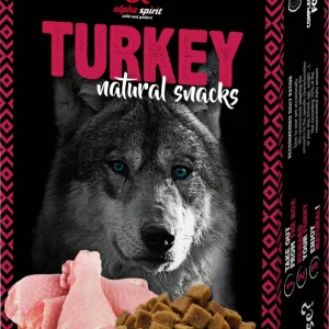 Alpha Spirit Naturals Hundesnacks Kalkun
