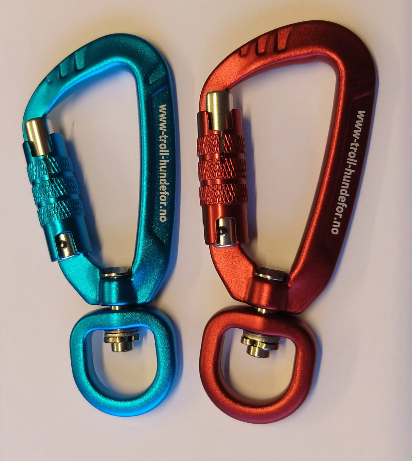 Aluminiumskrok, 86mm m/rund swivel
