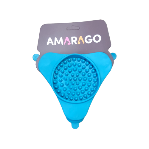 Amarago Slikkematte m/sugekopper blå