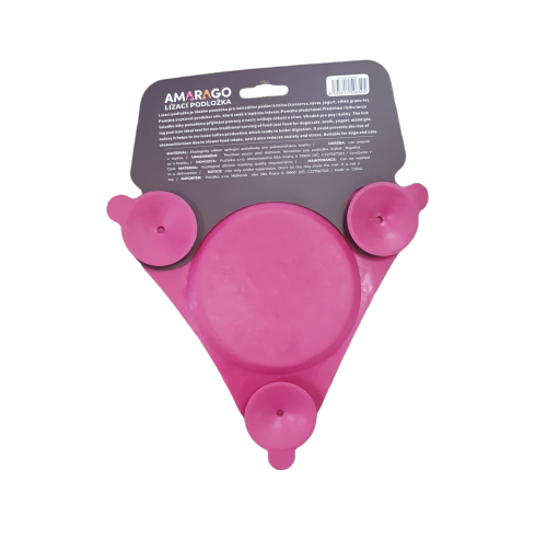 Amarago Slikkematte m/sugekopper rosa - Image 2