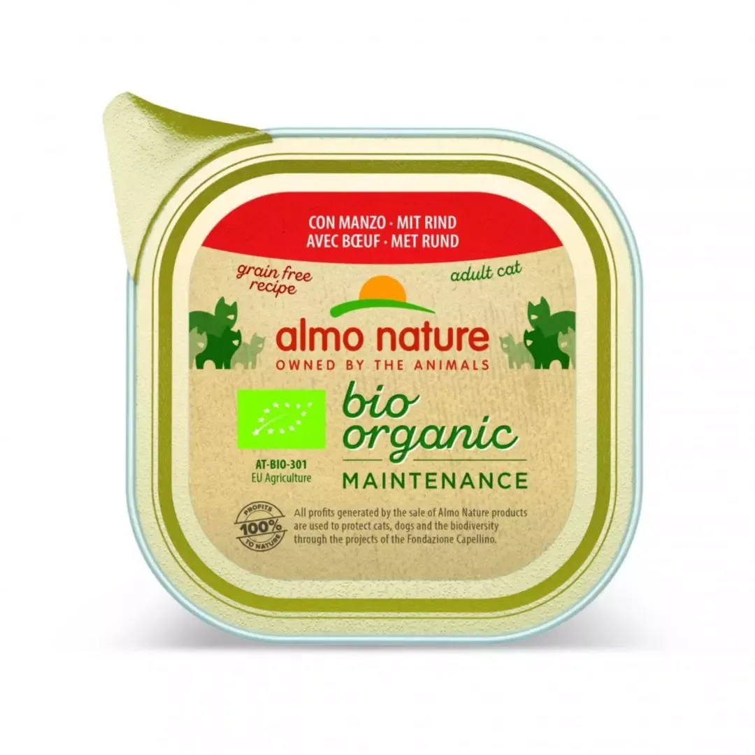AN Biorganic Cat with Beef Alu 85 g