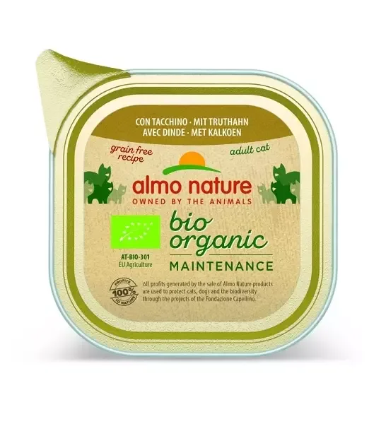 AN Biorganic Cat with Turkey Alu 85 g