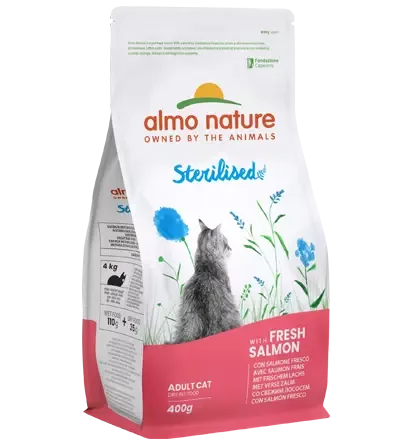 AN Functional Cat Sterilised – Salmon Dry 400 g