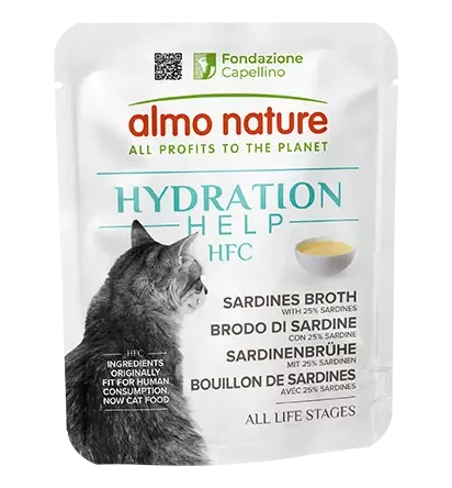 AN HFC Cat Hydration Help Sardines Broth with Sardines Pouch 50 g