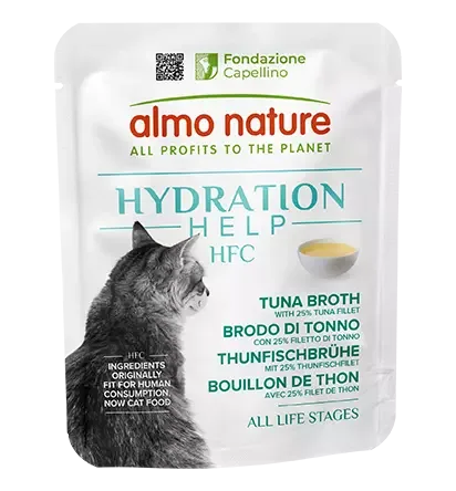 AN HFC Cat Hydration Help Tuna Broth with Tuna Fillet Pouch 50 g