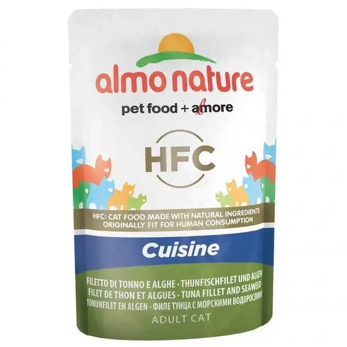 AN HFC Cat Jelly – Tuna Fillet and Seaweed Pouch 55 g