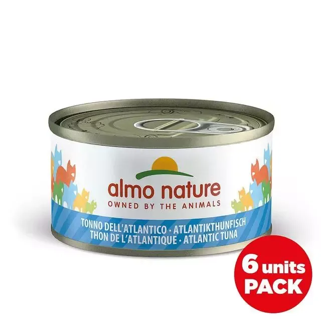AN HFC Cat Mega Pack Natural Atlantic Tuna Can 6×70 g