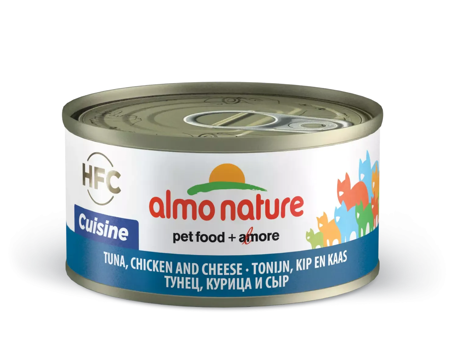 AN HFC Cat Natural – Tuna, Chicken and Cheese Can 70 g