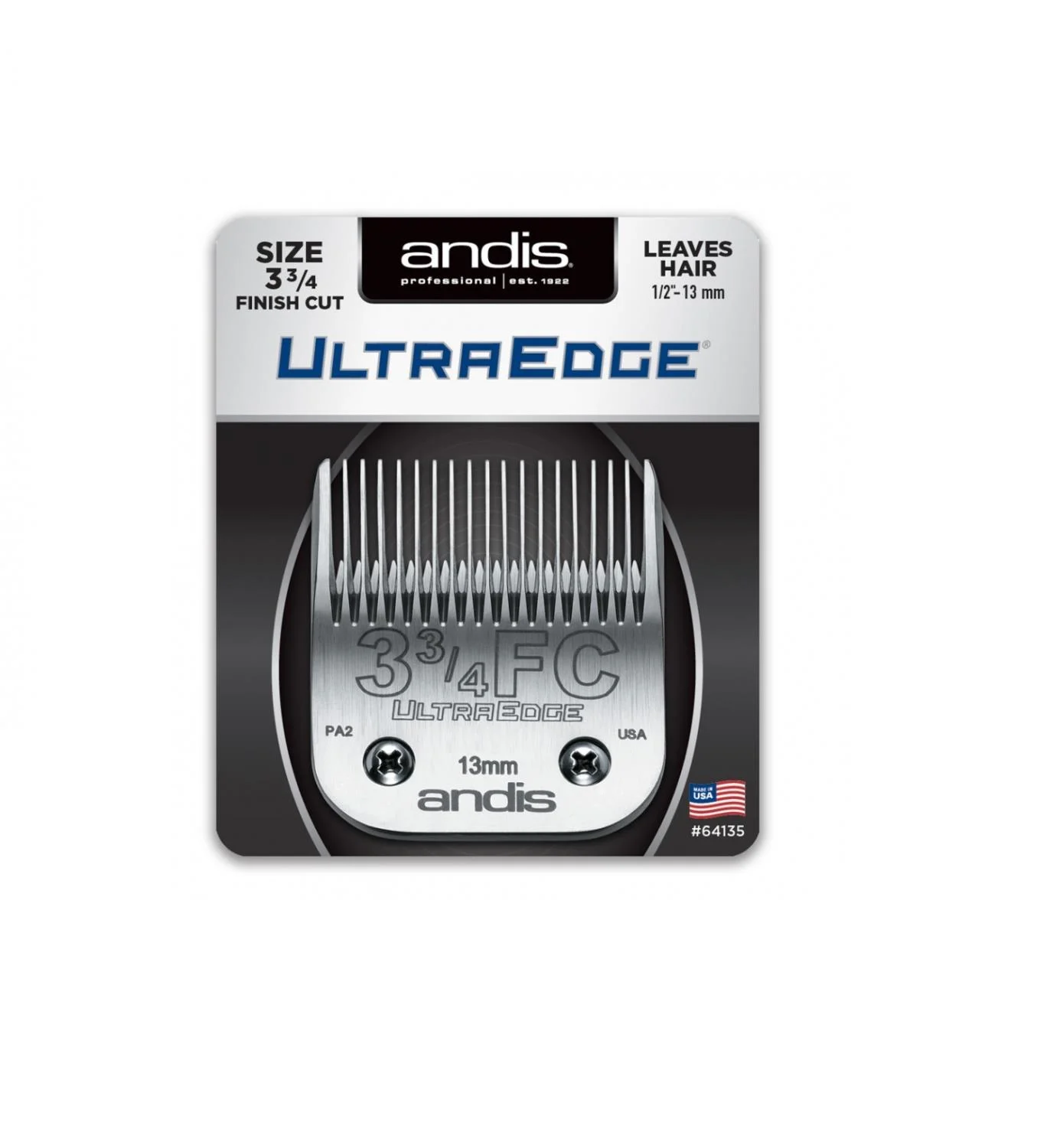 Andis Ultra Edge skjær No 3-3/4 13 mm