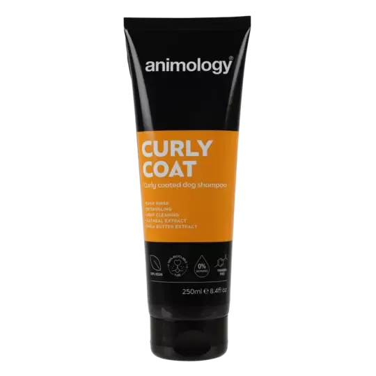 Animology Curly Coat Sjampo – Avfiltring for Krøllete Pels (250ml)