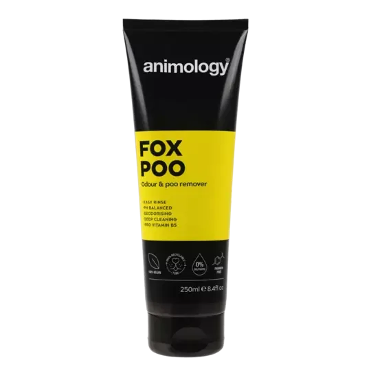 Animology Fox Poo Sjampo (250ml) – Prisvinnende Luktfjerner & Dyprens