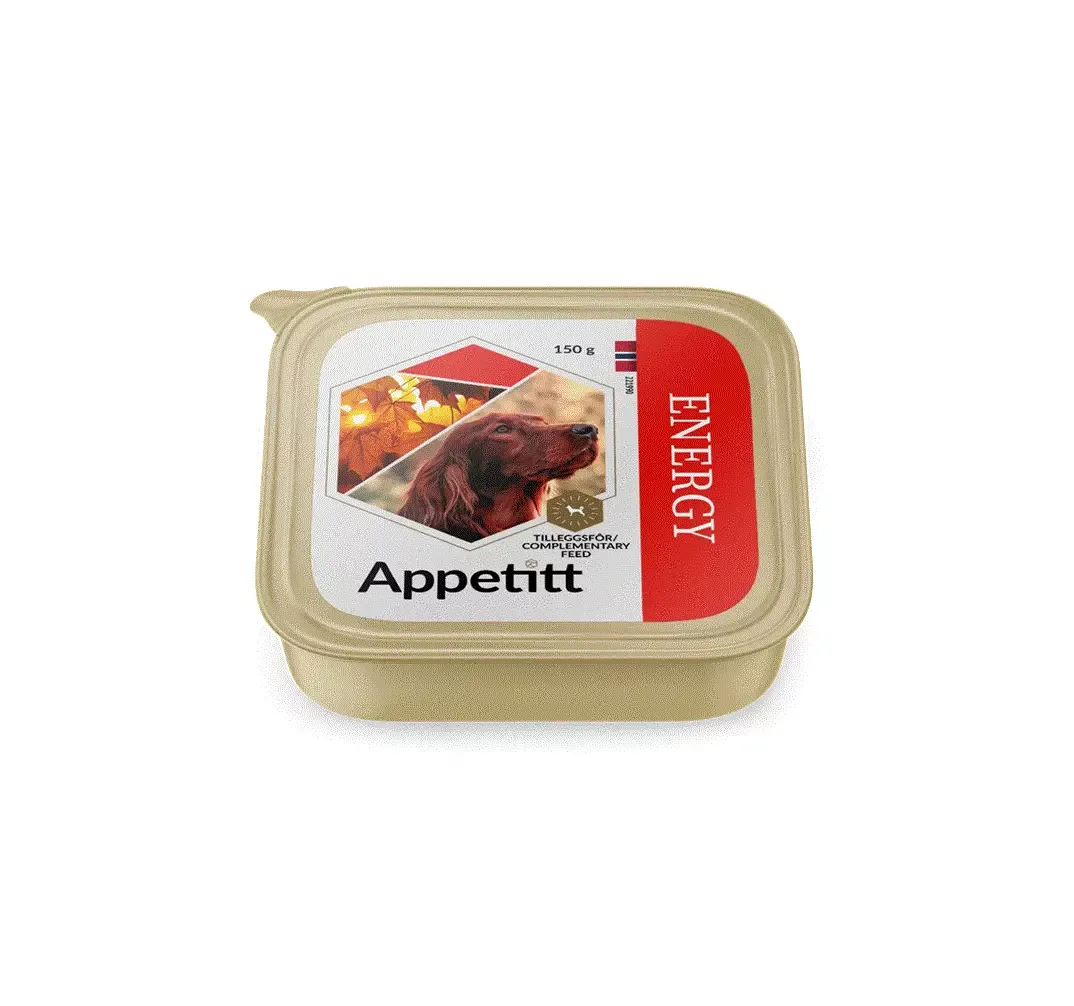 Appetitt Energy Våtfôr til Hund | 150g Porsjonsboks