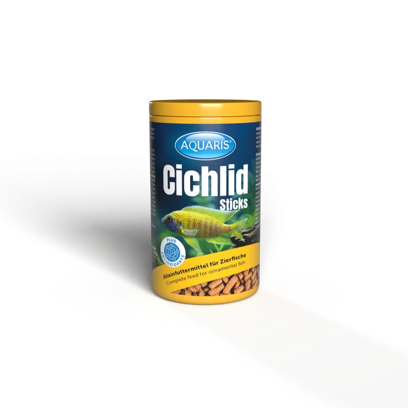 Aquaris Ciklidesticks – komplettfôr for ciklider, 250 ml