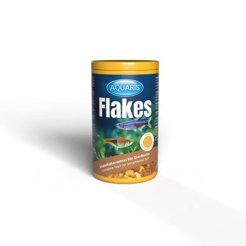 Aquaris Flakfôr – komplettfôr for akvariefisk, 250 ml