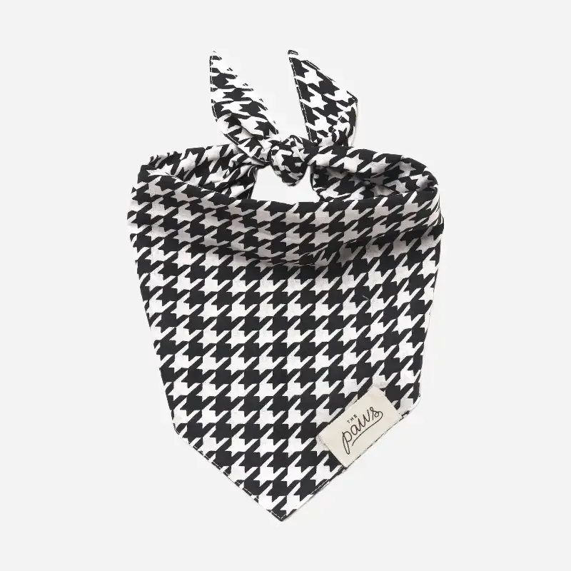 Bandana til hund // Classic Houndstooth // the paws