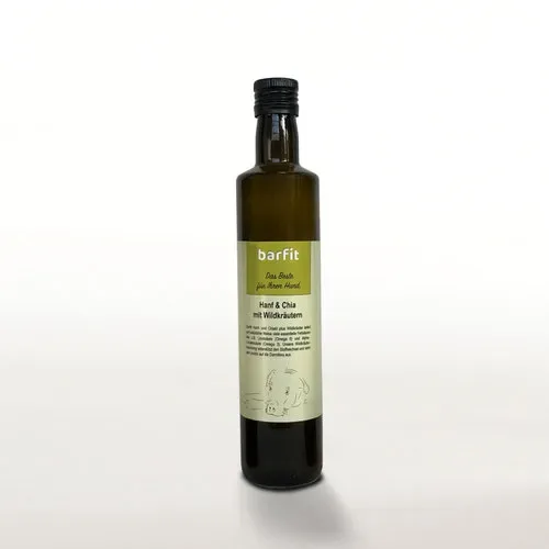 Barfit Hamp & Chiaolje m/ville urter 500ml