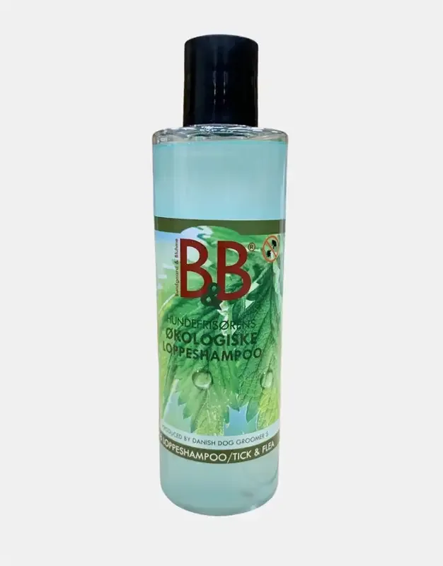 B&B – Økologisk Loppeshampoo 250 ml.