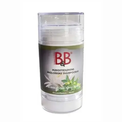 B&B Shampo Stick for Hvite Hunder