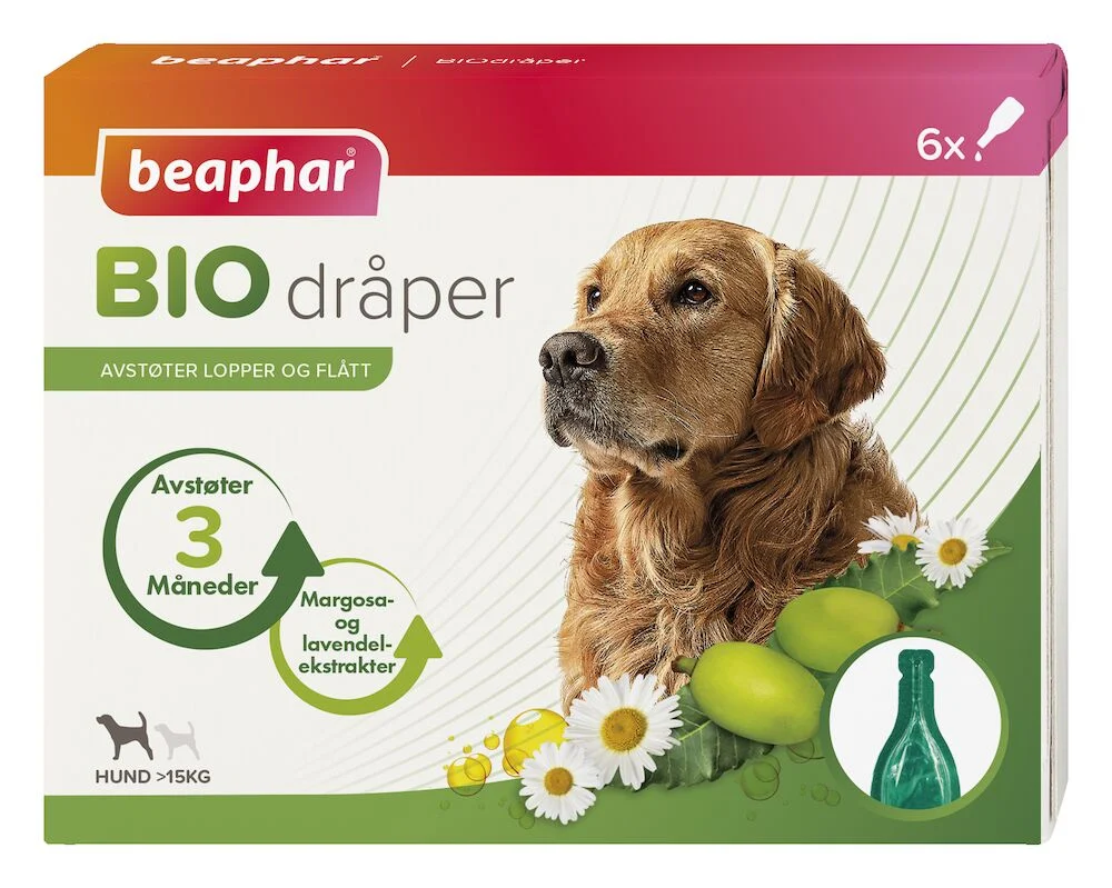Beaphar Bio Spot On Hund 15 >30 Kg 6 Pipetter - Image 2
