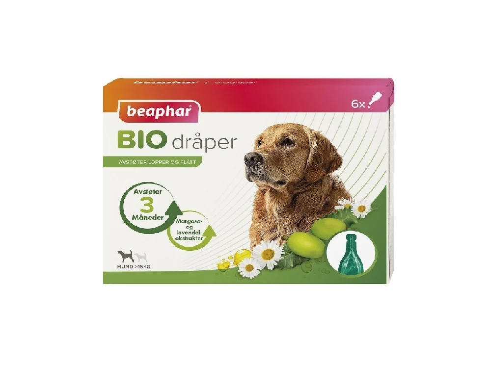 Beaphar Bio Spot On Hund 15 >30 kg 6 x 1ml