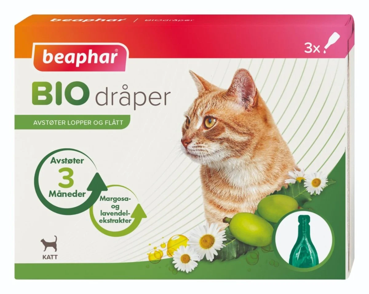 Beaphar Bio Spot On Katt Med 3 Pipetter - Image 2