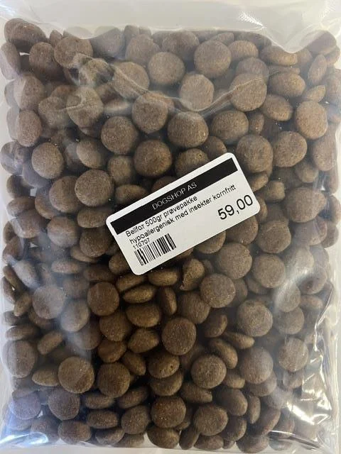 Bellfor 500g Prøvepakke Hypoallergenisk med Insekter – Kornfritt
