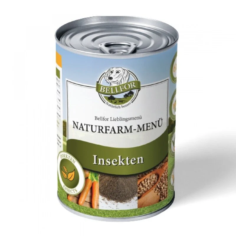 Bellfor Naturfarm-Menu Insekt Hypoallergen Våtfor 400gr
