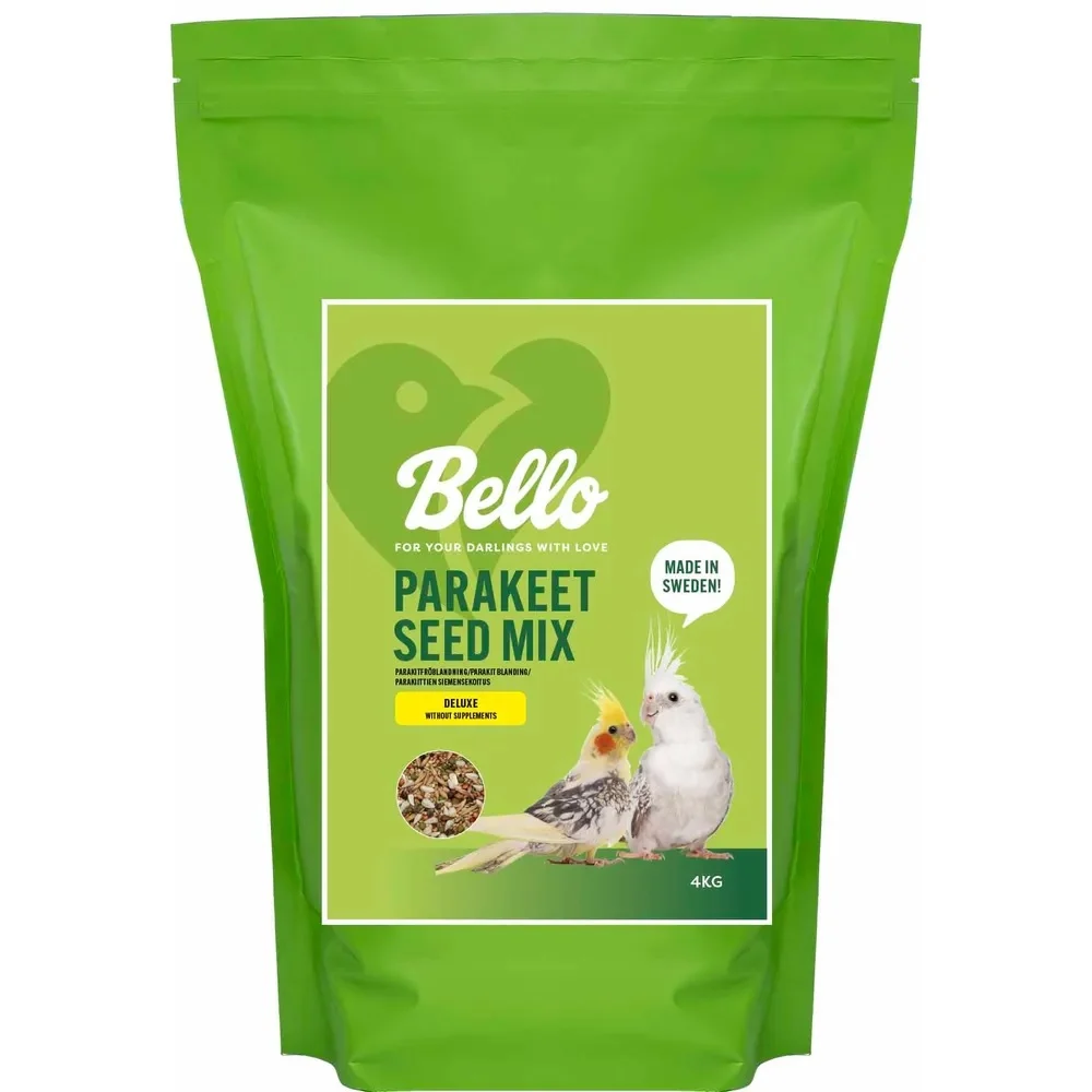 Bello Parakitt Deluxe – frøblanding uten vitaminpellets