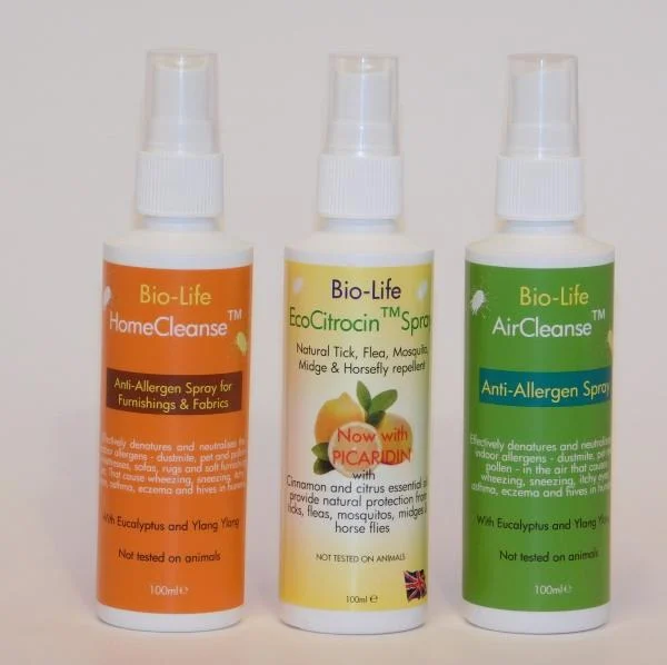Bio-Life Travelpack m/AirCleanse 100ml, EcoCitrocin 100ml & HomeCleanse 100ml