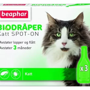 Bio Spot On Katt med 3 pipetter