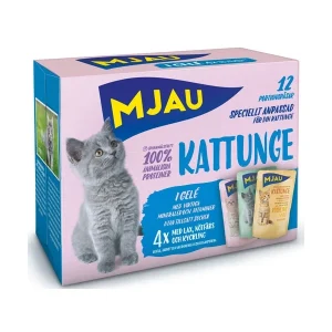 Biter i Gel茅 Kattunge Miks 12x85g Kattemat